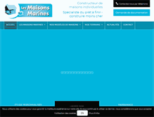 Tablet Screenshot of maisons-marines.fr